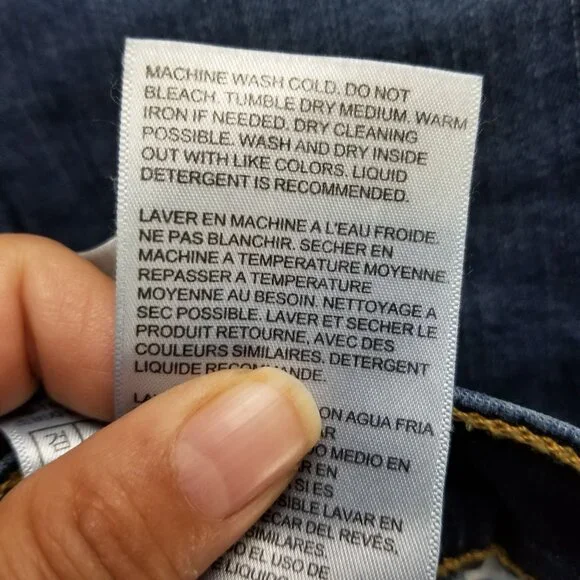 Levis Jeans Womens 26 Blue Mile High Super Skinny Premium Stretch Denim - Picture 14 of 16